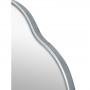 Овальное волнистое зеркало в серебряной раме Fancy Oval Silver (Фэнси) Smal 60*80 см в интернет-магазине «Зеркала с подсветкой» фото