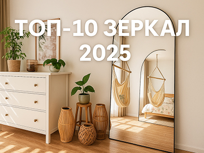 ТОП-10 зеркал, о которых мечтают все в 2025 году
